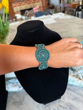 zuni cuff bracelet vintage with flex 6.5-7 in...