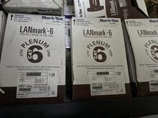 Berk-Tek Lanmark -6 - BLUE CAT6 PLENUM / CMP Fire Rated Data Cabling - 1000ft