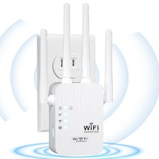 WiFi Extender Signal Booster Up to 6000sq.ft and 45 Device WiFi Range Extender