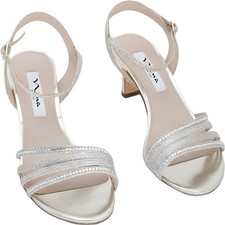 NINA Sparkling Crystal Dress Sandals - Women's US 8 W