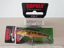 RAPALA COUNTDOWN 7 cm 8 gr  CD7 GOB COL. GUDGEON MADE IN BALSA  PIKE PERCH