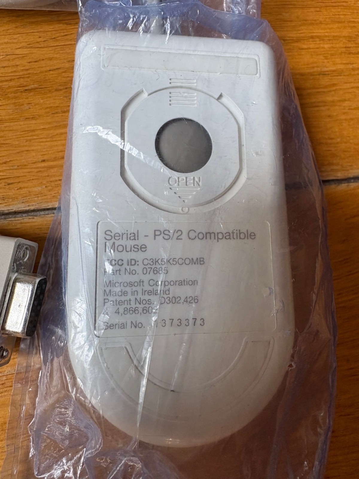 Souris Microsoft Serial PS2 compatible informatique ancienne PC Windows 98 - 3