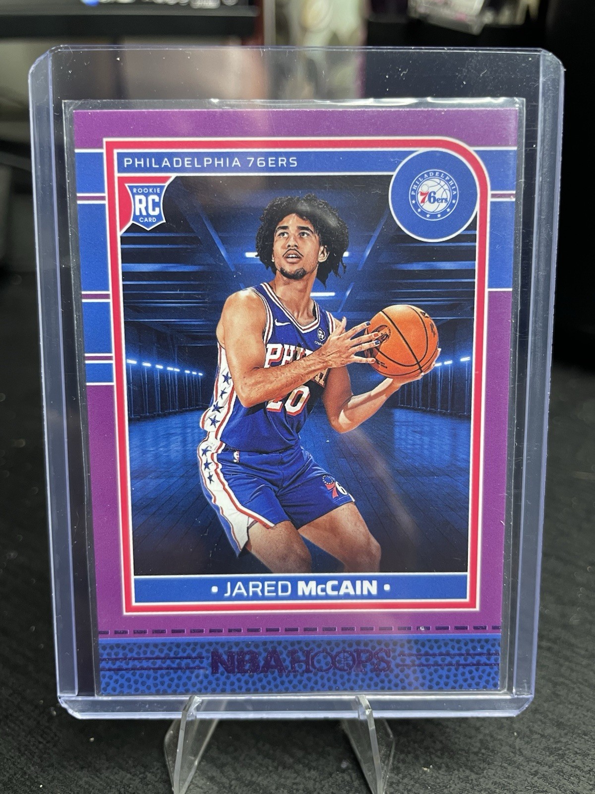 2024-25 Panini Nba Hoops - Rookies Jared McCain #246 Purple (RC)