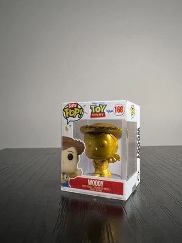 Golden Woody Funko bitty pop Ultra rare chase Toy Story collectible