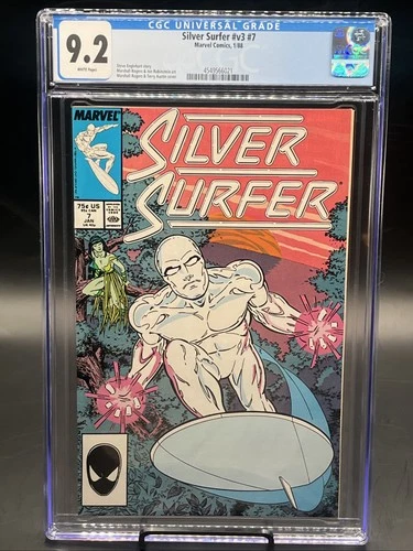 Silver Surfer #7 (Marvel Comics January 1988) CGC Graded 9.2 White Pages