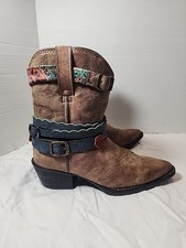 Durango Cowboy Boots Brown Leather Kids 3M Style No. DBT01169