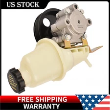 Power Steering Pump For 2000-2004 Dodge Dakota Durango 4.7L w/Reservoir & Pulley