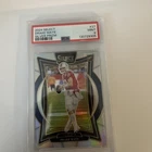 2024 Panini Select Drake Maye Concourse RC Silver Prizm Die-Cut Patriots PSA 9