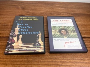 Chess Instructional DVD Lot - Combinations Kopec Class & Yasser Seirawan