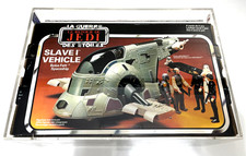 VINTAGE STAR WARS 1983 BI LOGO PALITOY BOBA FETT SLAVE I UKG 80++ (80/85) MISB