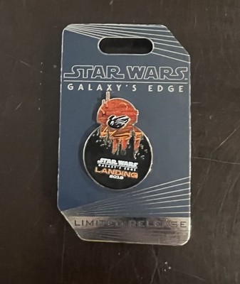 2019 Disney Star Wars Galaxy's Edge Landing BB-8 Falcon LR Slider Pin New