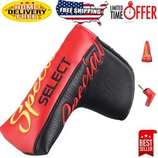 Elegant Golf Putter Headcovers with Strong Magnetic Closure - Fits Select Models