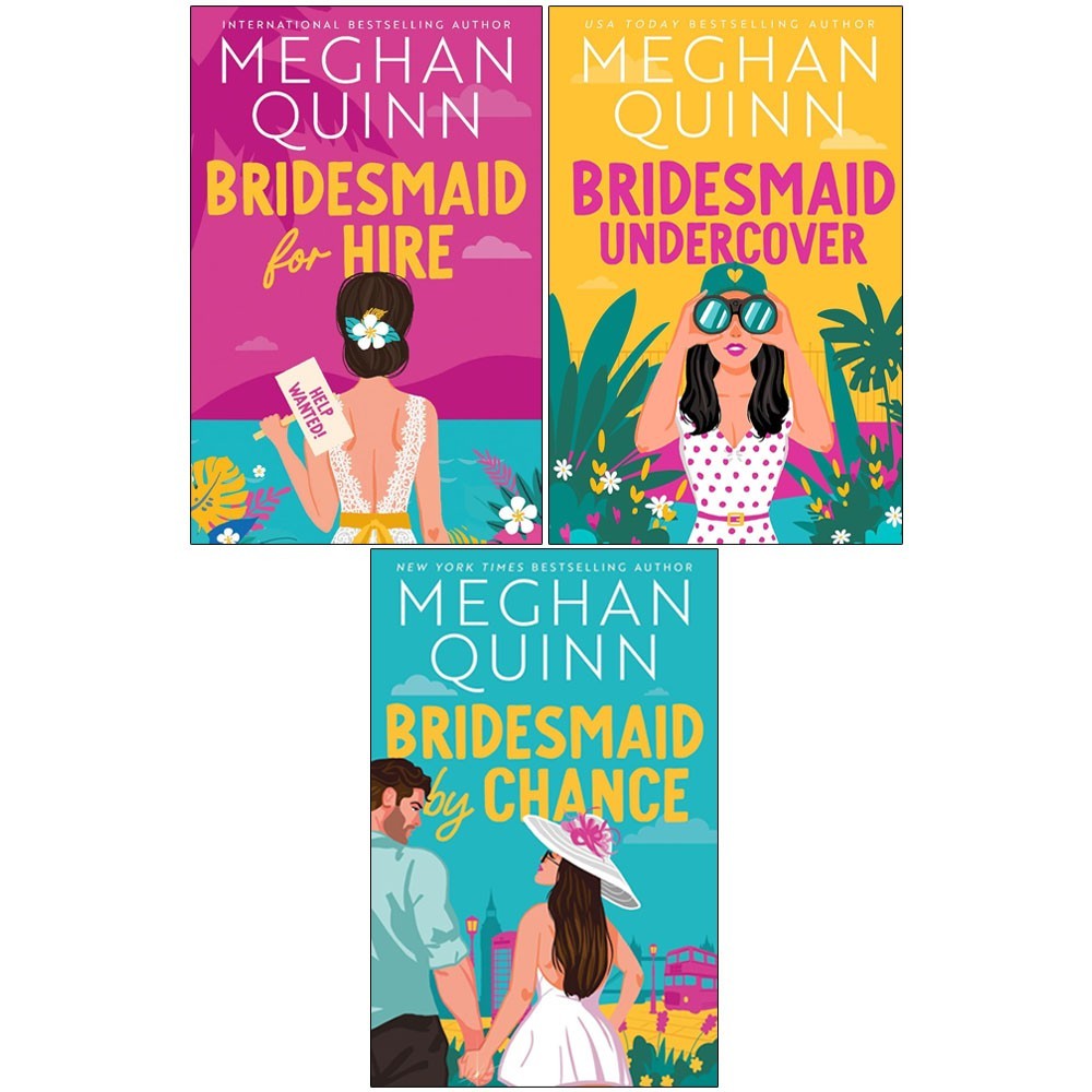 Bridesmaid for Hire Series by Meghan Quinn 3 Books Collection Set Paperback