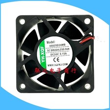 1 PCS YH-XQF Fan X6025D24MB DC 24V 0.15A 6025 6CM 2 wire cooling fan #cv