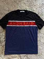 Givenchy Herren Kurzarm T-Shirt XL Schwarz/Bl...