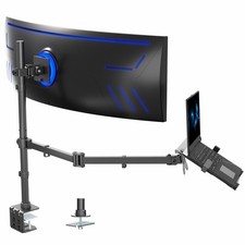 VIVO Single Ultrawide Monitor  Single Laptop Desk Mount, Up to 49 inch Screens