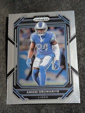 2022 Panini Prizm Amani Oruwariye Detroit Lions #101 Football Card