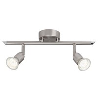 Brilliant Lampe Loona Led Spotrohr 2Flg Eisen | 2X LED-PAR51, GU10, 3W Led-Refle