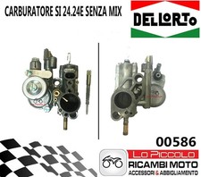 CARBURATORE DELL'ORTO SI 24 24 E SENZA MISCELATORE NO MIX VESPA PX PXE 200