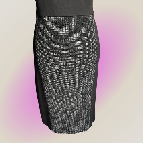 Akris Punto Damen schwarz Wollmischung & Tweed ärmellos Midi Etuikleid Gr. 8 M - Bild 8 von 14