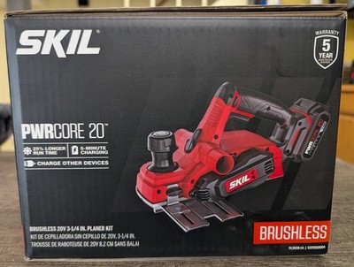 SKIL 20v Brushless 3-1/4'' Planer Kit w/4.0Ah Battery and Charger (PL5938-1A)