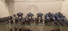 Warhammer 40k Space Marine Ultramarines Army Job Lot Games Workshop