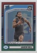 2024 Panini Donruss Rated Rookie Optic Preview Red & Green Prizm Jaheim Bell b2t