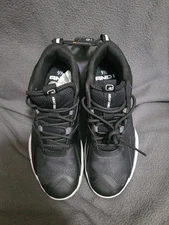 AND1 Men's Basketball Shoes White/Black, Size 9.5 Midtops