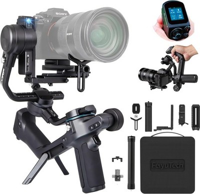 Feiyu SCORP 2 KIT 3-Axis Gimbal for DSLR Mirrorless Camera w/ AI Tracking