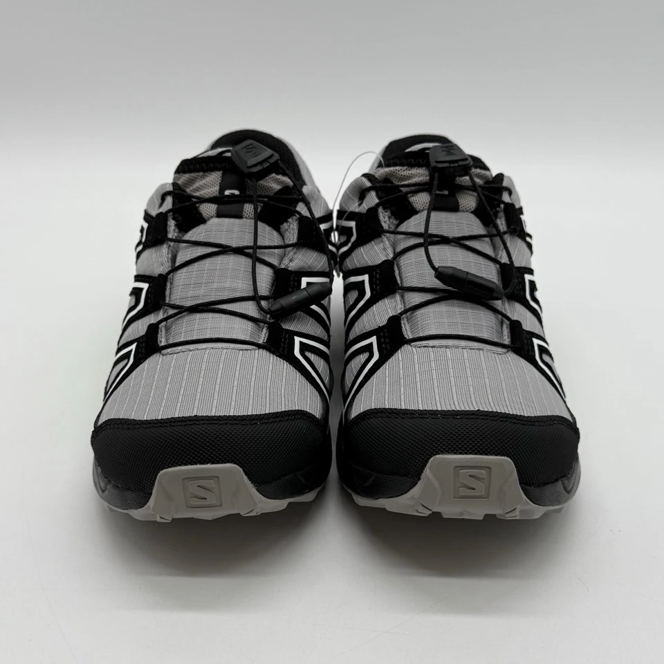 Salomon Adv. Zapatos impermeables secos juveniles talla 3 negro/gris/verde neón ContraGrip Foto 2 de 4