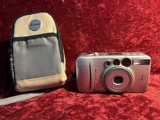 Canon Sure Shot 90U 35mm Point & Shoot Film Camera 38 90mm Zoom Lens Excellent