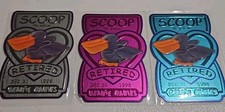 SCOOP the Pelican TY Beanie Babies BBOC Series 3 Retired SILVER, MAGENTA, & TEAL