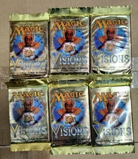 MtG     Visions   booster pack   x6