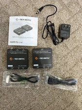 J-Tech Digital 4K HDMI Extender 60Hz Over Cat5e/6 Up to 230ft, PoC, HDR, IR