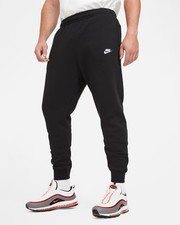 New Nike Sportswear Club Fleece Black Joggers Standard Fit size small