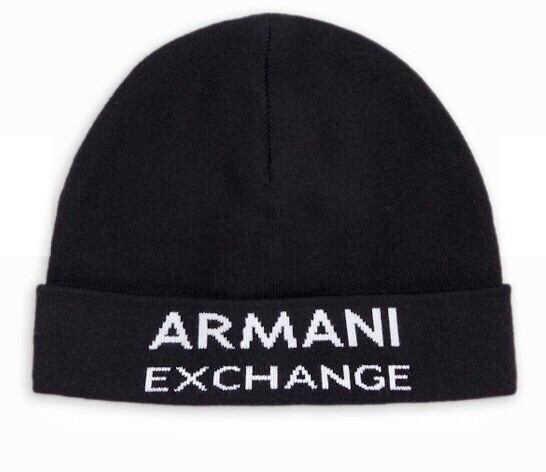armani exchange beanie