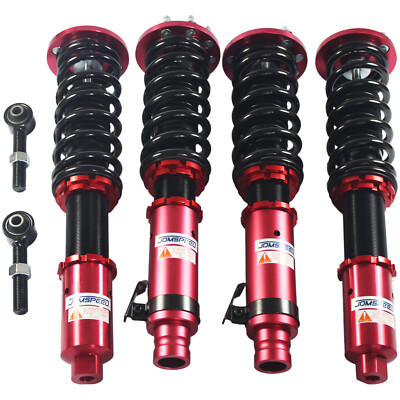 Red JDMSPEED For 04-08 Acura TSX 03-07 Accord Coilover Suspension Lowering Kits