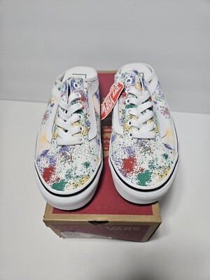 VANS★OVERSPRAY STYLE 36 MULE★ミュール★兼用★2色 Vans Style 36 Mule Overspray White Womens US 7.5/Mens 6