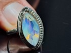 AMAZING 5.00 CT Natural Fire Opalite 925 Solid Sterling Silver Ring Size 6.5 L2 — photo 3