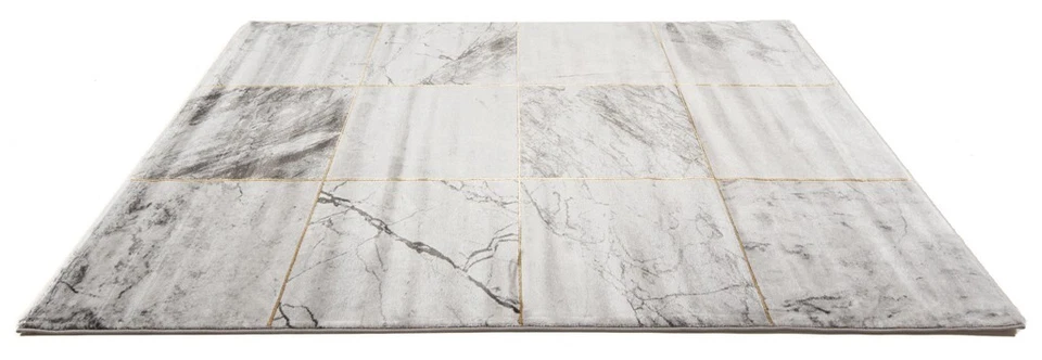 Modern Carrara Maschinengewebter  Teppich  230 x 160 cm-Fine,Carpet,rug,Weiß - Bild 4 von 4