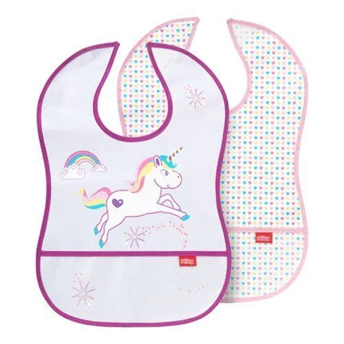 Set bavaglini 2 pz Con tasca raccoglibriciole Nuby assortito NV09001