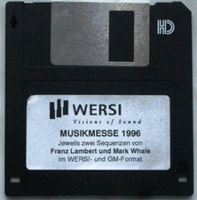 WERSI Disk Musikmesse 1996 Fr- Lambert u. M. Whale für GoldenGate,Pega, PhonX,