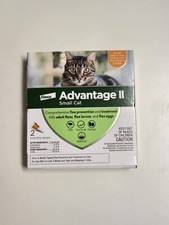 Advantage II topical Flea,Flea Larvae Prevention for Small Cats 5-9 lbs, 2 Doses