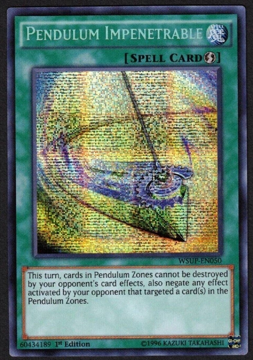 Yugioh Pendulum Impenetrable WSUP-EN050 Secret Rare 1st Ed - NM | eBay