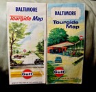 Gulf Oil - 2 -Tourgide  MAPS - BALTIMORE , MD  Different Road Maps - 1966 & 1968 — photo 1