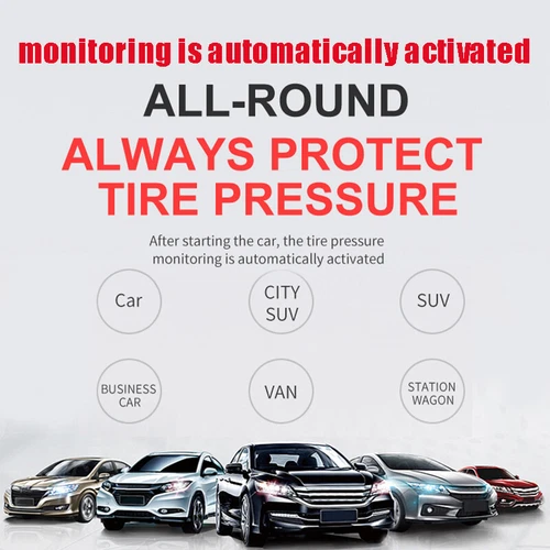 Wireless Solar TPMS LCD Car Tire Pressure Monitoring System + 6 External Sensors - Picture 16 of 16