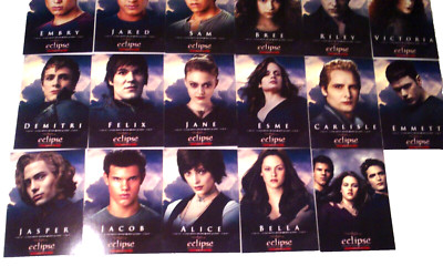 Twilight Neca Eclipse Series 2 (Partial) Trading Card Set OF (59) Assorted Cards