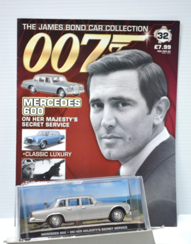James Bond Car Collection #32 Mercedes 600 On Her Majesty's Secret Service 1:43 - Picture 1 of 17