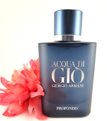 GIORGIO ARMANI Acqua Di Gio PROFONDO Eau De Parfum 2.5oz
