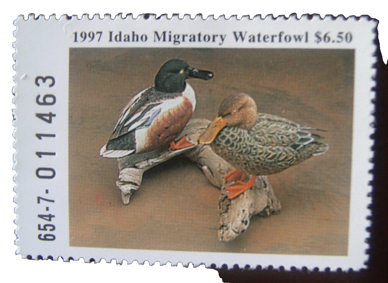 Lightly Hinged Birds United States Stamps